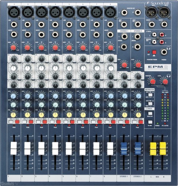 Soundcraft EPM8 Mixer Online now