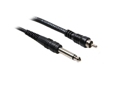 Hosa CPR-105 Cable 1 4   TS to RCA 5ft Online Hot Sale