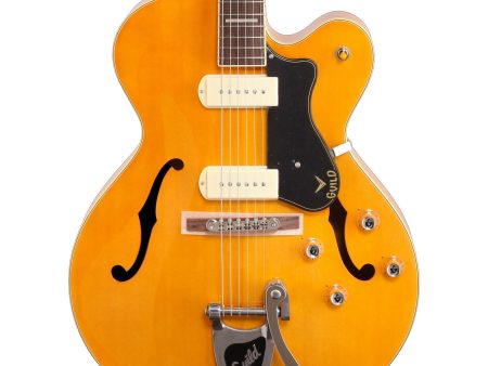 Guild X-175B Manhattan Archtop Semi Hollow Newark St. Electric Guitar, Blonde w  case Cheap