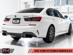 AWE Tuning 2019+ BMW M340i (G20) OE-Config-To-Quad Tip Conversion Kit - Diamond Black Tip Fashion