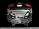 AWE Tuning Audi B8 S5 4.2L Touring Edition Exhaust System - Diamond Black Tips Online