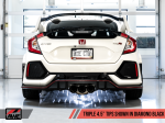 AWE Tuning 2017+ Honda Civic Type R Track Edition Exhaust w Front Pipe & Triple Diamond Black Tips Cheap