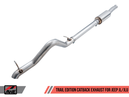 AWE Tuning 2018+ Jeep Wrangler JL JLU 2.0T Trail Edition Cat-Back Exhaust Sale