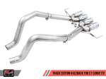 AWE Tuning 14-19 Chevy Corvette C7 Z06 ZR1 (w AFM) Track Edition Axle-Back Exhaust w Chrome Tips Sale