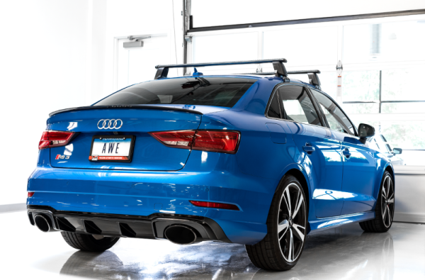 AWE Tuning 17-19 Audi RS3 8V SwitchPath Exhaust w Diamond Black RS-Style Tips Online now