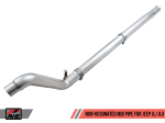 AWE Tuning 2018+ Jeep Wrangler JL JLU 2.0T Non-Resonated Mid Pipe Hot on Sale