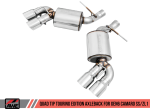 AWE Tuning 16-19 Chevrolet Camaro SS Axle-back Exhaust - Touring Edition (Quad Chrome Silver Tips) Online now