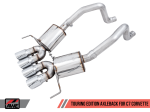 AWE Tuning 14-19 Chevy Corvette C7 Z06 ZR1 (w o AFM) Touring Edition Axle-Back Exhaust w Chrome Tips on Sale